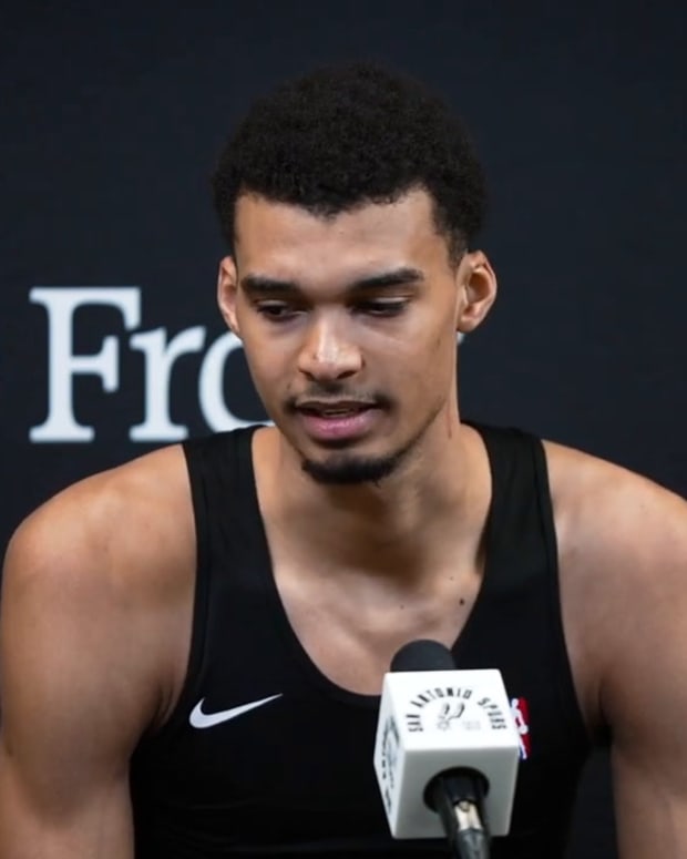 Wemby Postgame Pacers